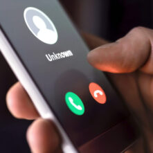 Phone call from unknown number late at night. Scam, fraud or phi